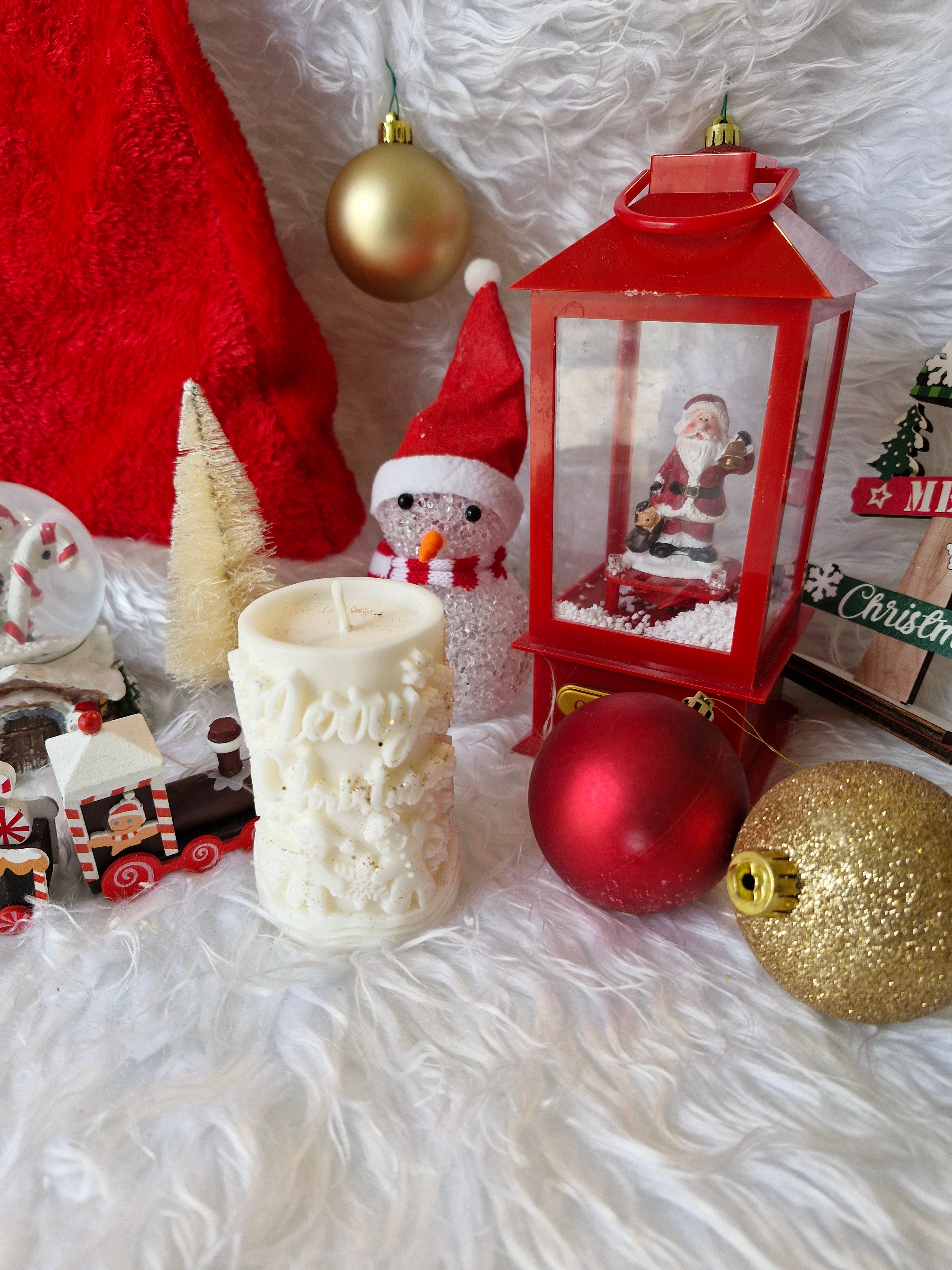 Bougie "Merry Christmast" ❄️🎄