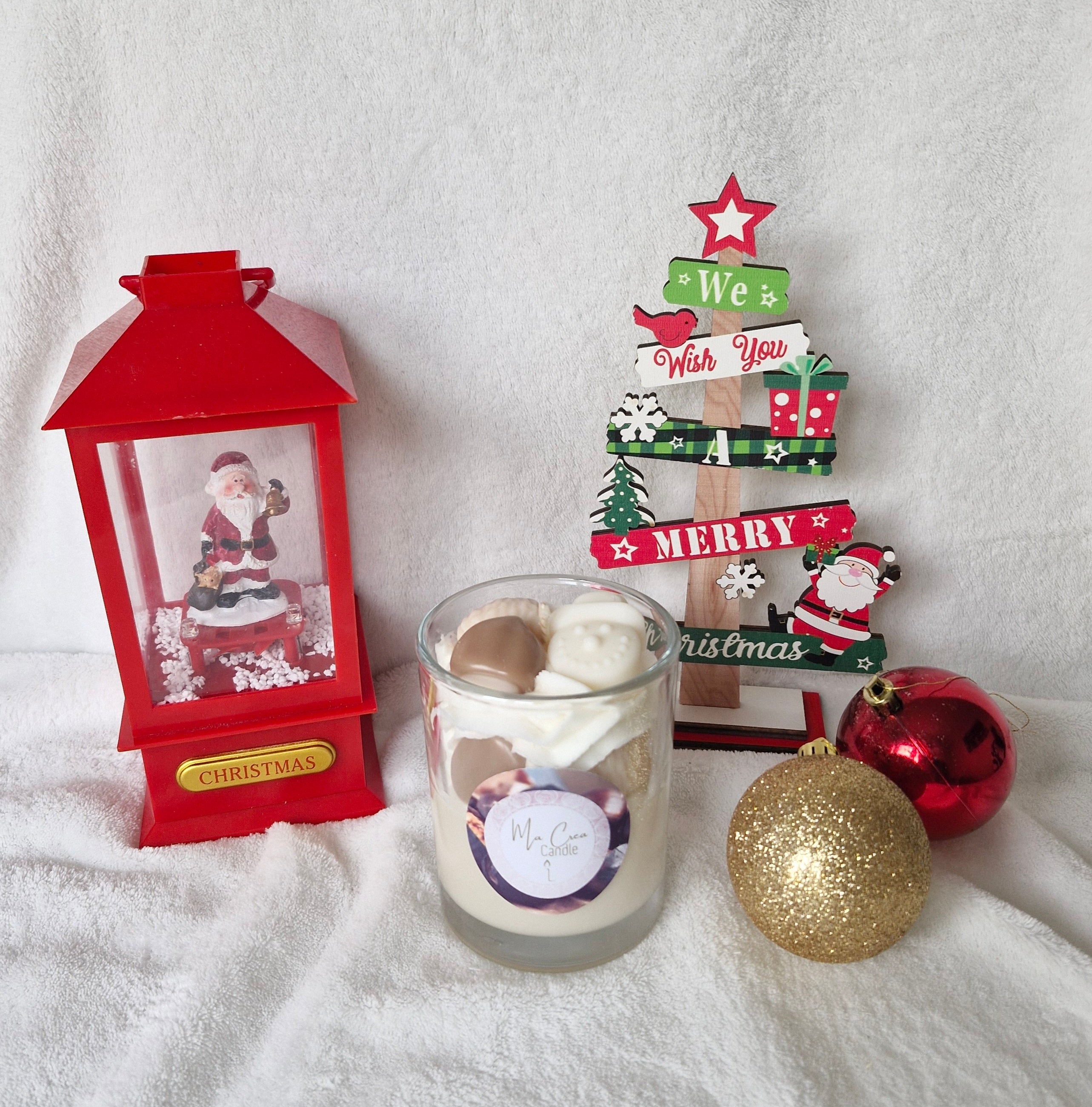 Bougie châtaigne grillée cire végétale 240g