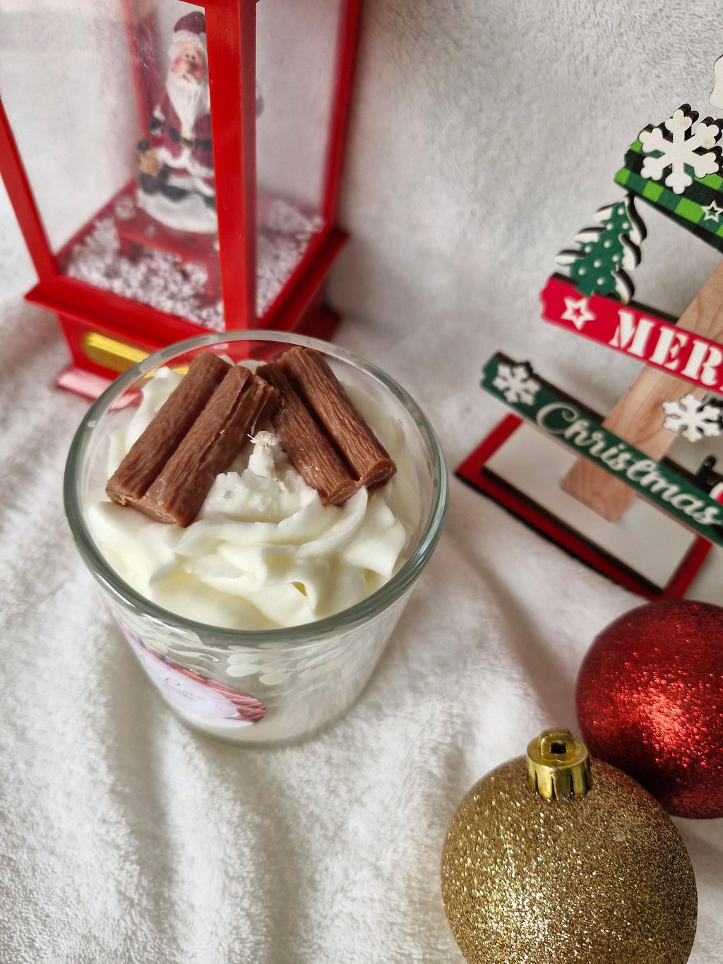 Noël - Bougie Pomme Cannelle 🍎 - 240g