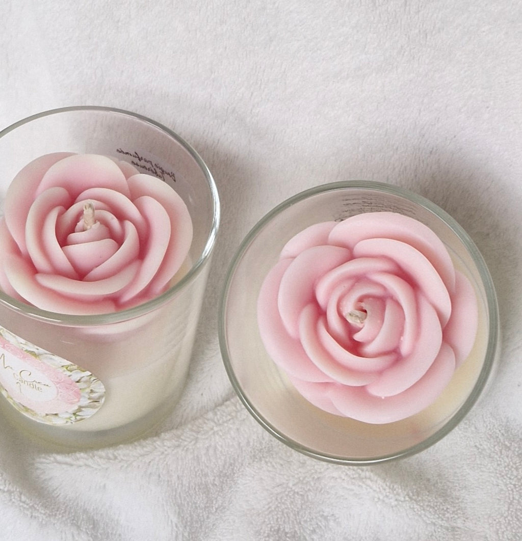 Bougie parfumée fleurie - Tubéreuse 🌸