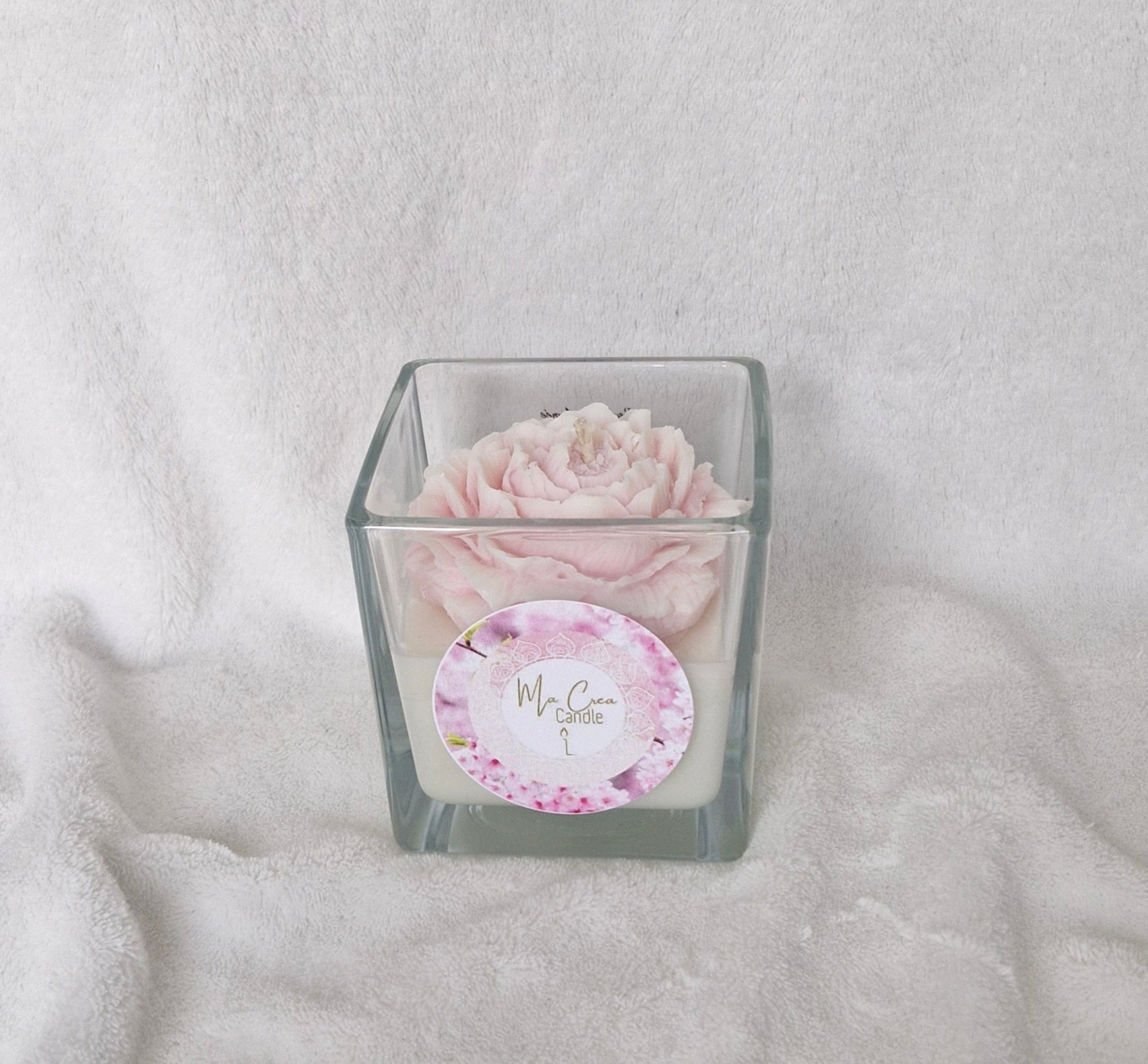 Bougie fleur de cerisier 200g cire végétale soja