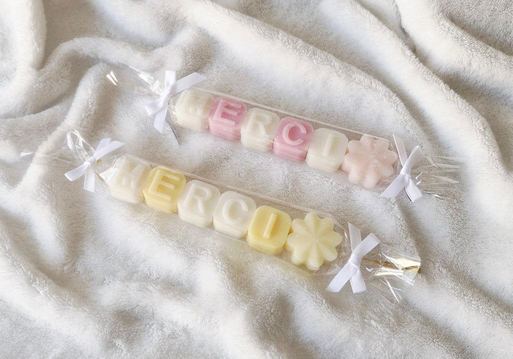 Cadeau MERCI Maîtresse fondants parfumés