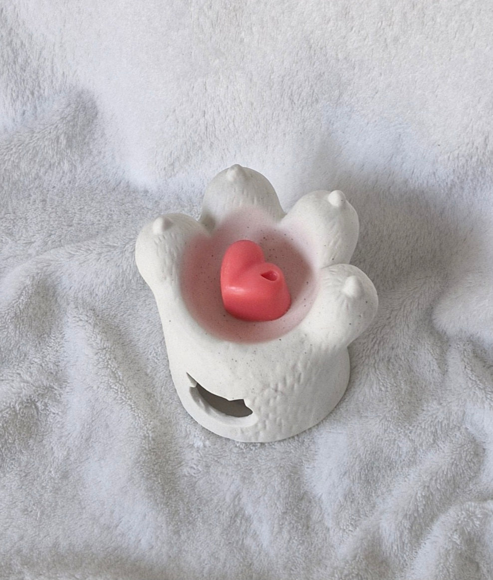 Brûleur Pâte Chat Blanc