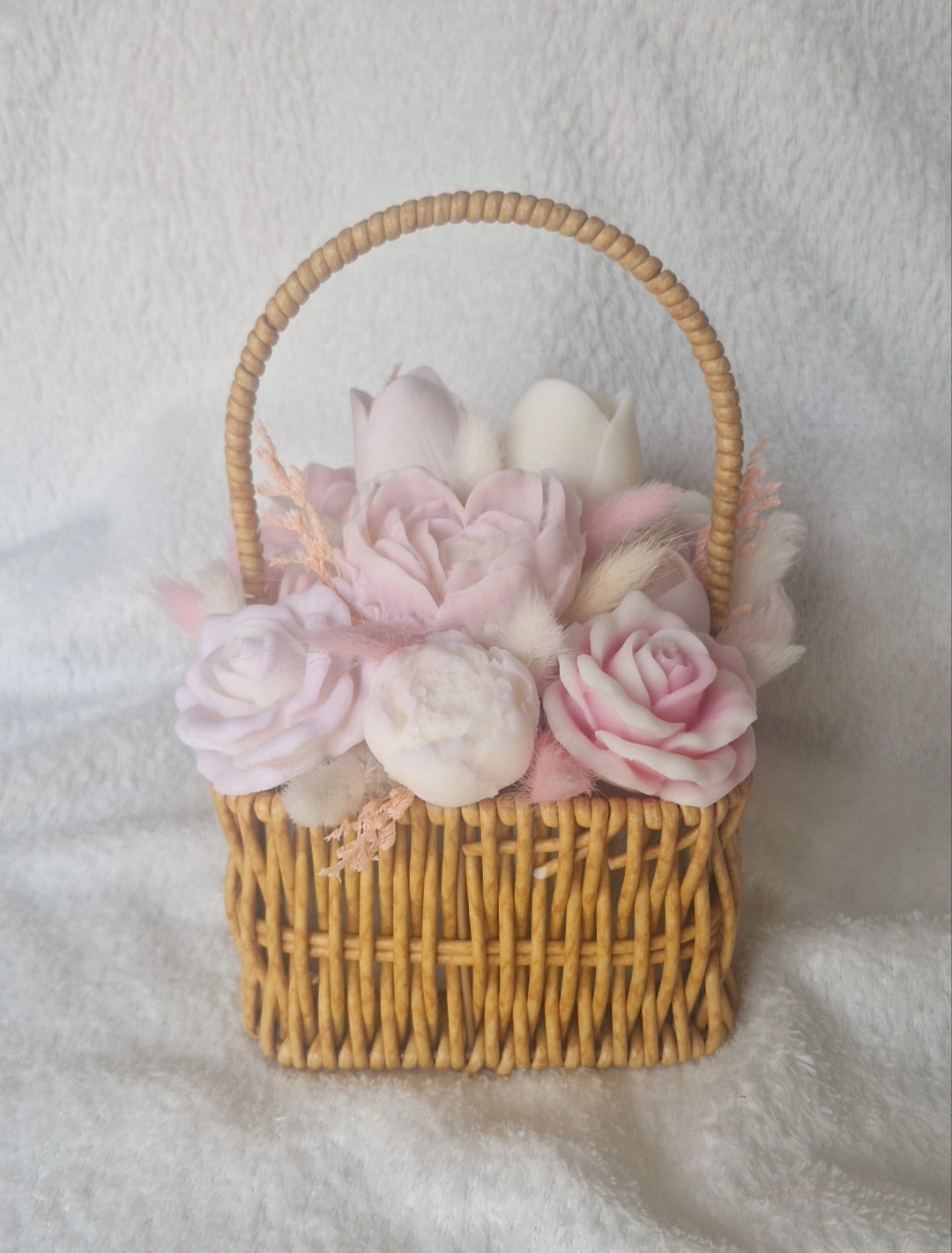 Panier bouquet fleurs parfumés