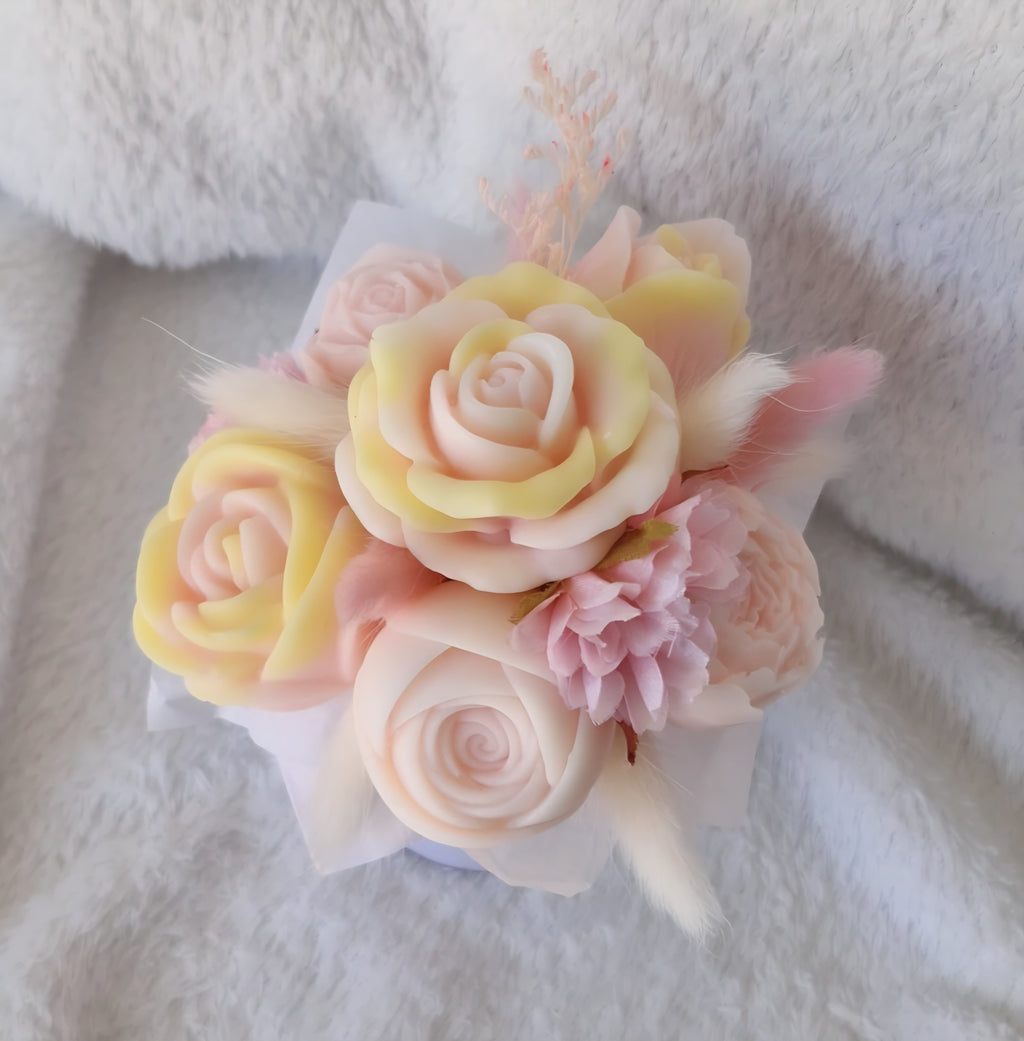 Petit bouquet fleurs parfumées - Monoï rosée
