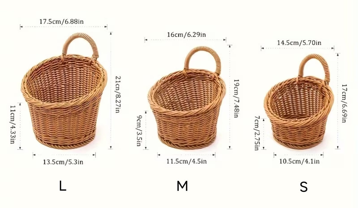 Panier fleuri parfumé à suspendre - Différentes tailles