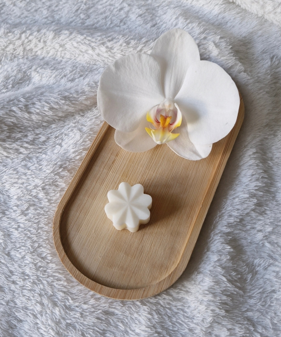 Fondant parfumé fleur cire végétale soja 