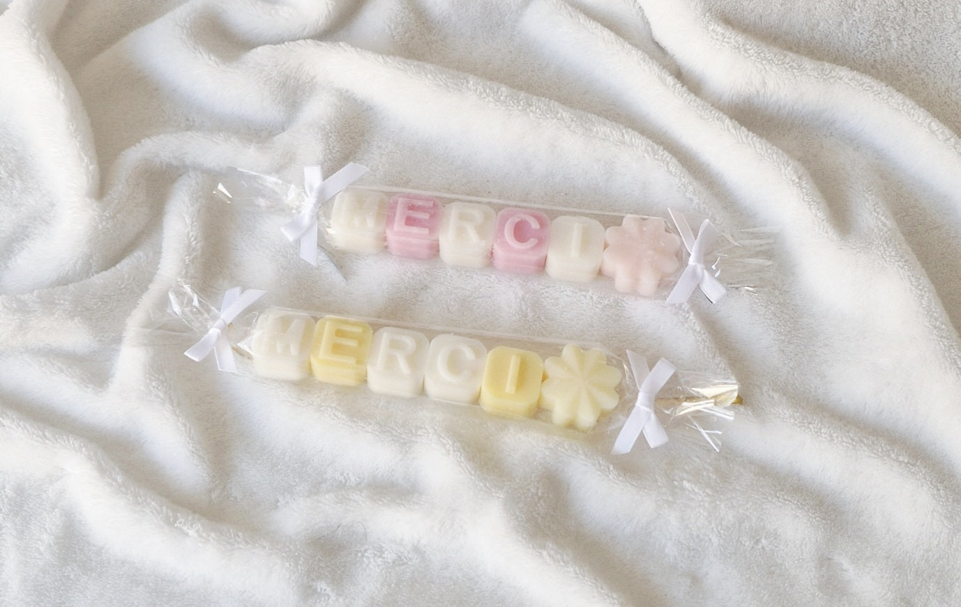 Fondants parfumés "MERCI"