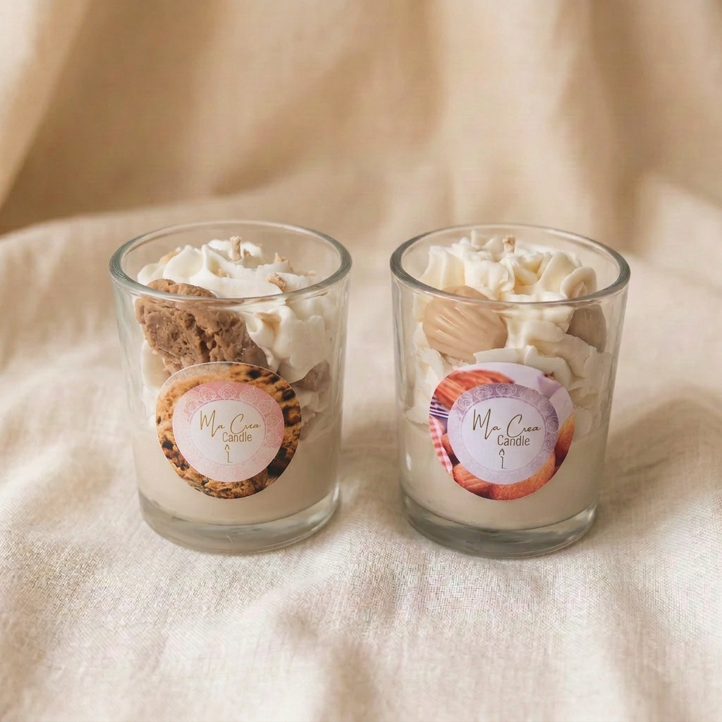 Pack duo bougies Madeleine - Cookie