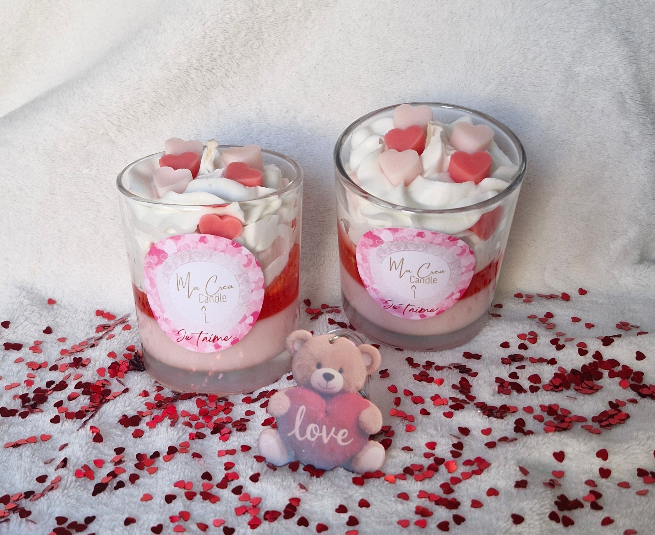 Bougie parfumée Saint-Valentin cire végétale