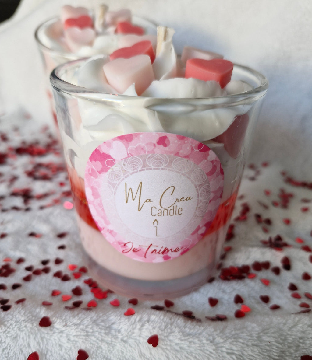Bougie Saint-Valentin - Pink Love