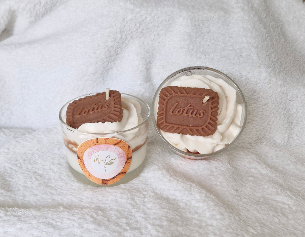 Bougie Speculoos cire 100% Végétale